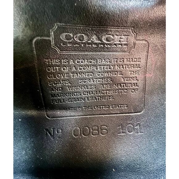 Vintage Coach Waistpack Fanny pack Black - Picture 7 of 13